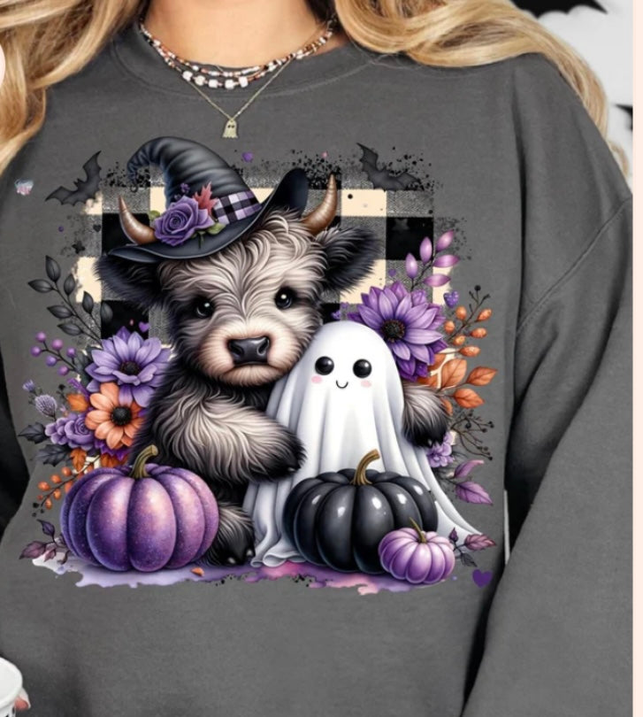 Spooky Cow Glitter