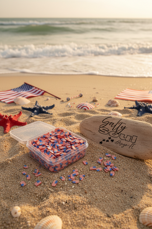 American Flag Clay